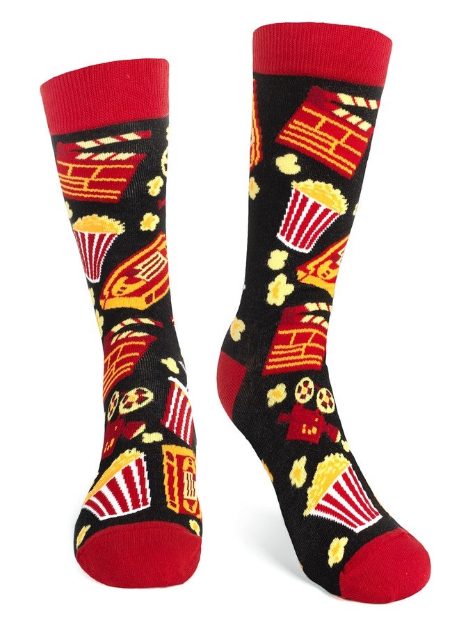 Lavley Do Not Disturb I'm Watching Movies Socks - Funny Gift for Movie Lovers and Film Buffs - Unisex for Men, Women, & Teens - Image 4